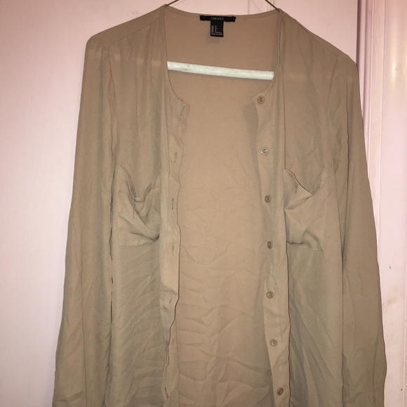 Forever 21 Button Up Blouse - Picture 1 of 3